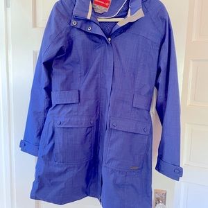Bright blue MERRELL Raincoat with hood